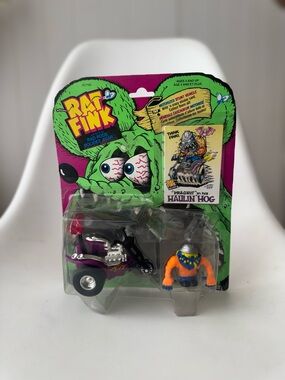 Vintage 90’s Kenner Rat Fink Rad Rods Dragnut In His Haulin Hog Sealed